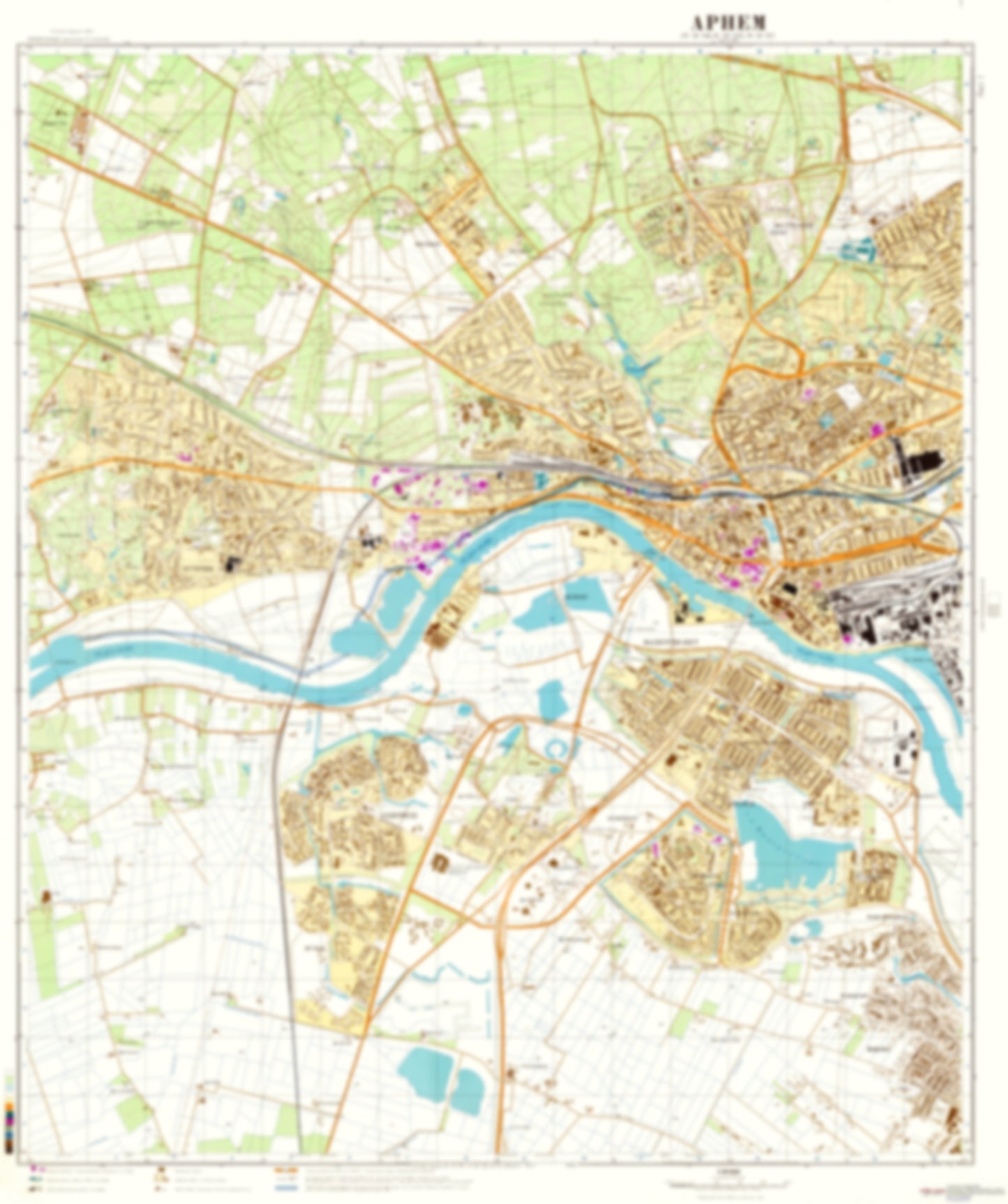 Arnhem 1 (Netherlands) - Soviet Military City Plans