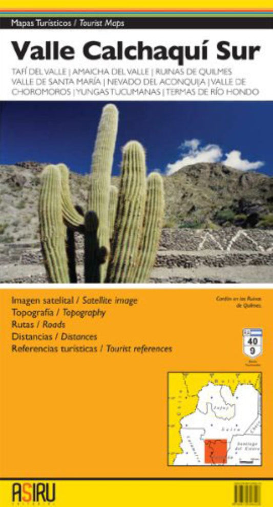 Valle Calchaquí Sur Tourist Map