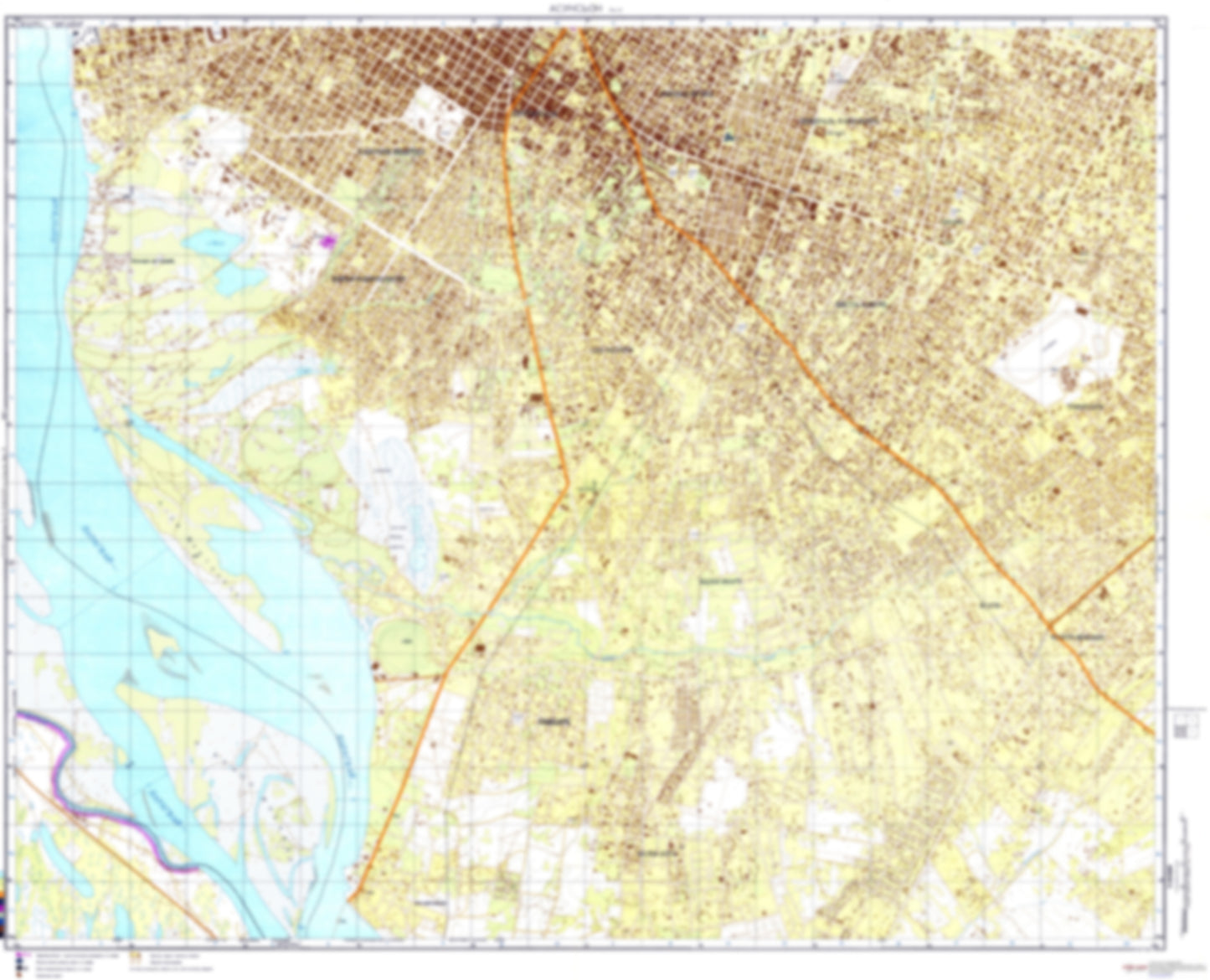 Asuncion 3 (Paraguay) - Soviet Military City Plans