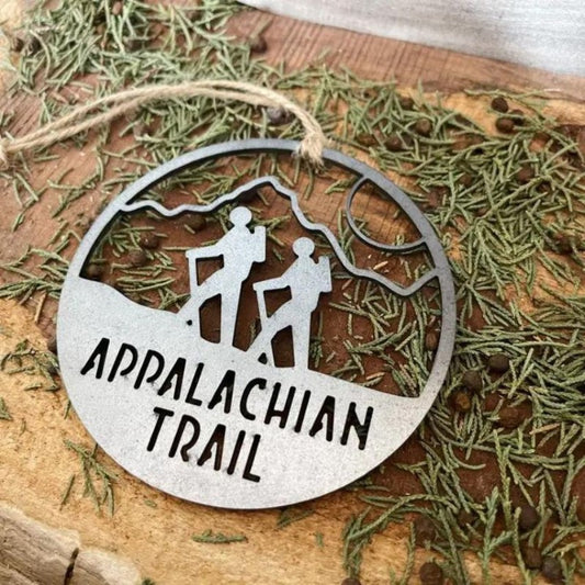 Appalachian Trail Two Hikers Ornament