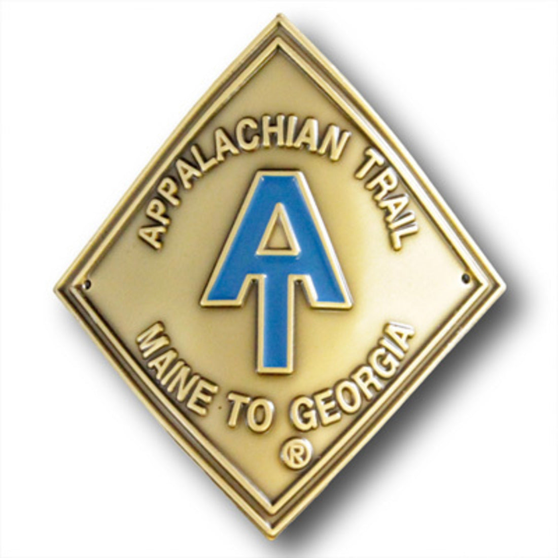 Appalachian Trail Logo Walking Stick Medallion