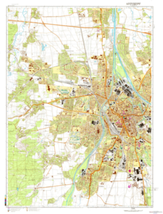 Augsburg 1 (Germany) - Soviet Military City Plans