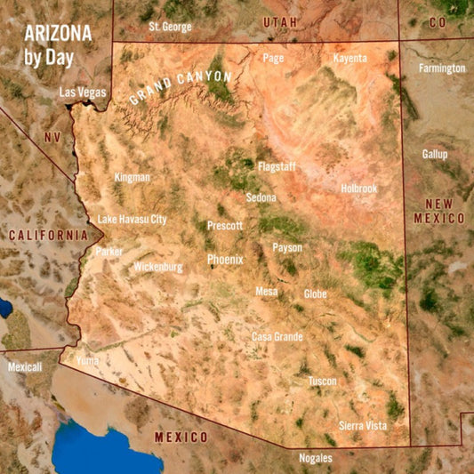 Arizona Day and Night Maxi Card 8"