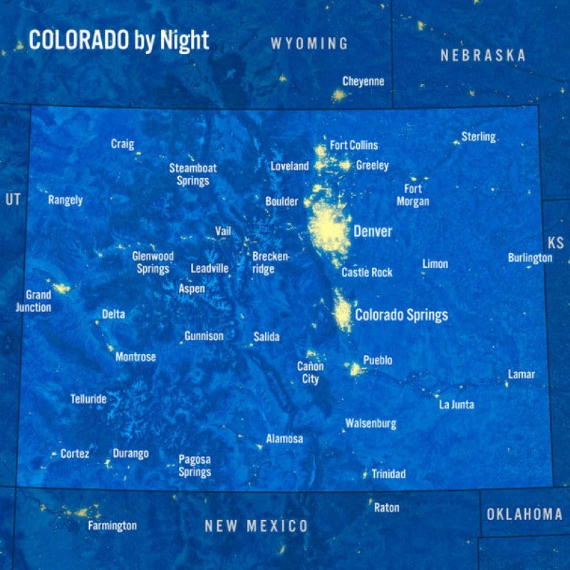 Colorado Day and Night Maxi Card 8"