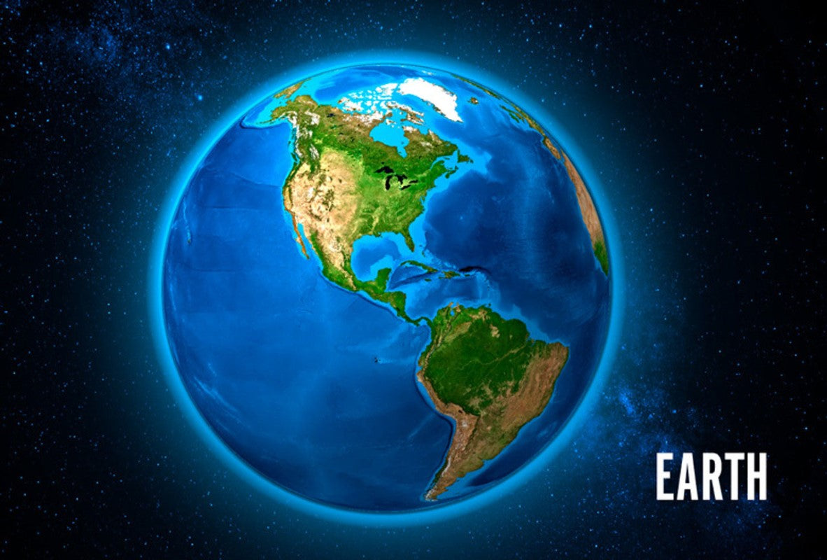 The Earth 3D Postcard