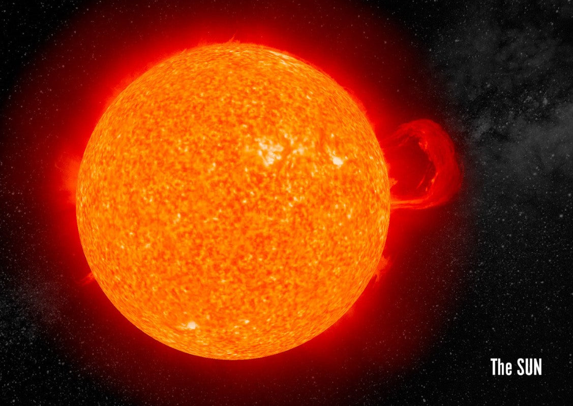 The Sun 3D Postcard