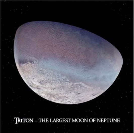 Triton - The Largest Moon of Neptune 3D Postcard