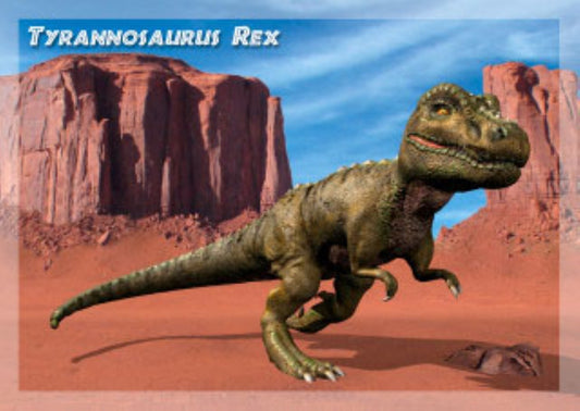 Tyrannosaurus Rex 3D Postcard