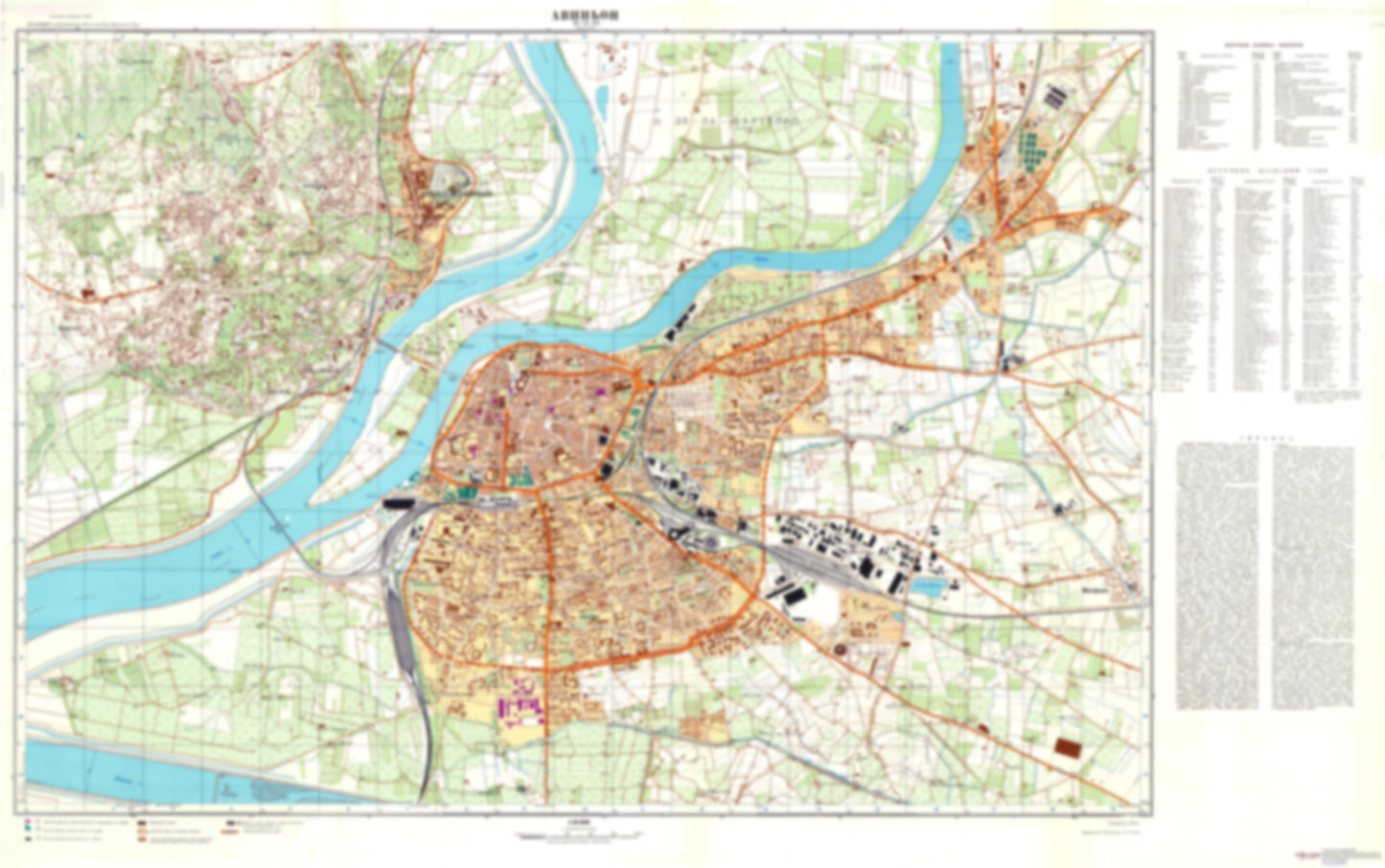 Avignon (France) - Soviet Military City Plans