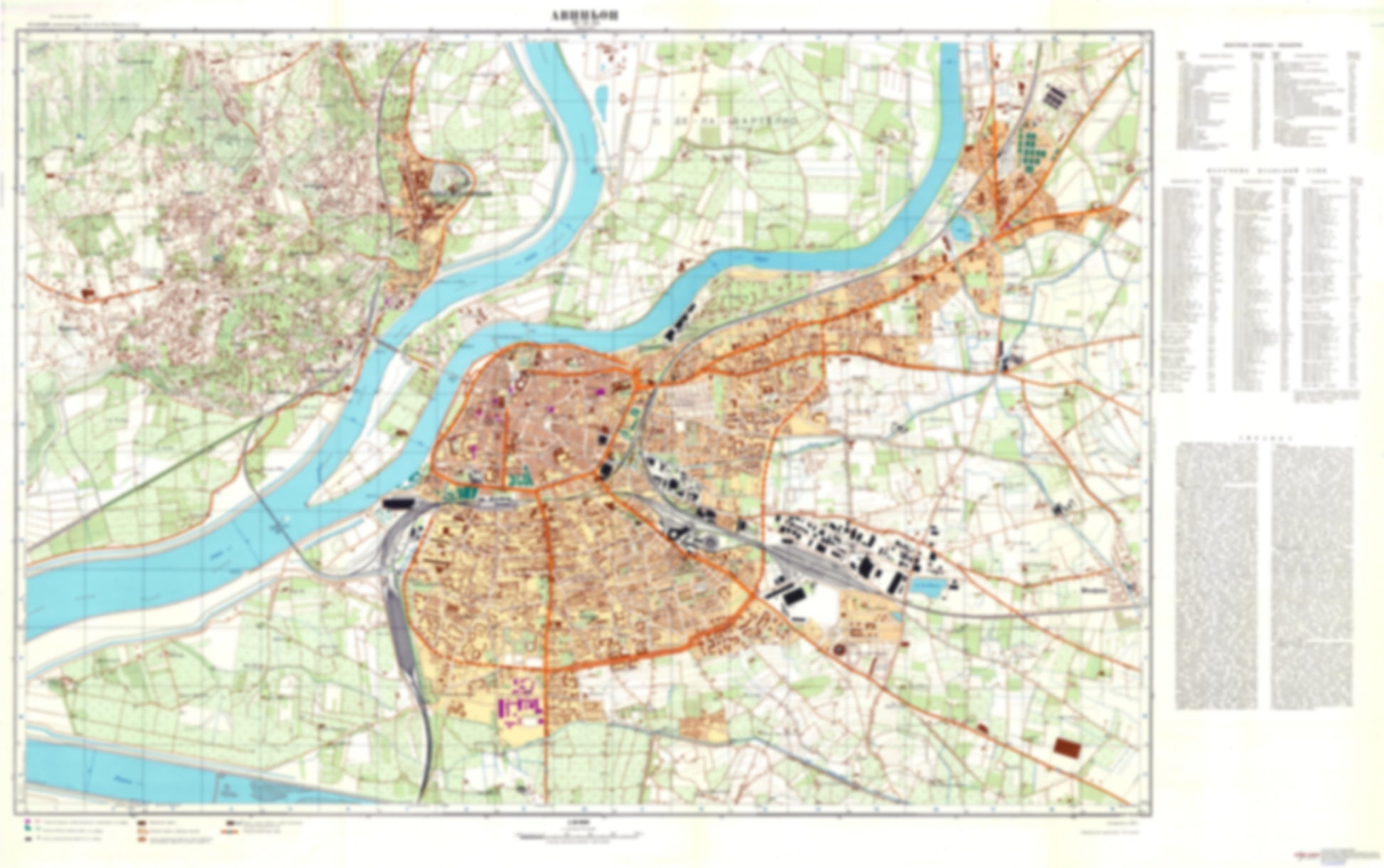 Avignon (France) - Soviet Military City Plans