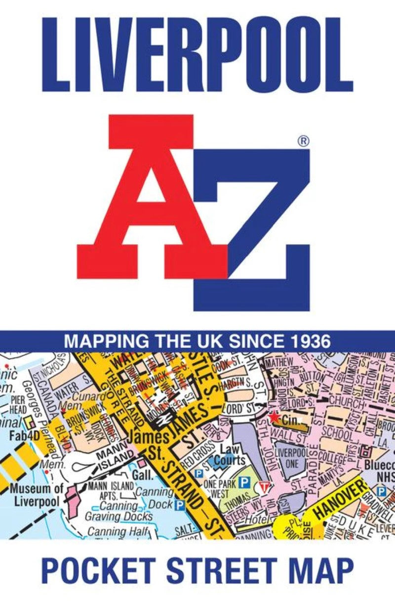 Liverpool A-Z Pocket Street Map