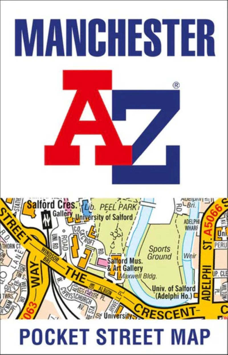 Manchester A-Z Pocket Street Map