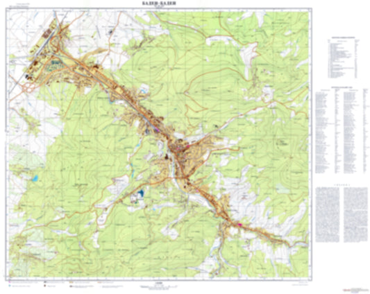 Baden-Baden (Germany) - Soviet Military City Plans