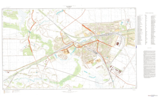 Bakhmach (Ukraine) - Soviet Military City Plans