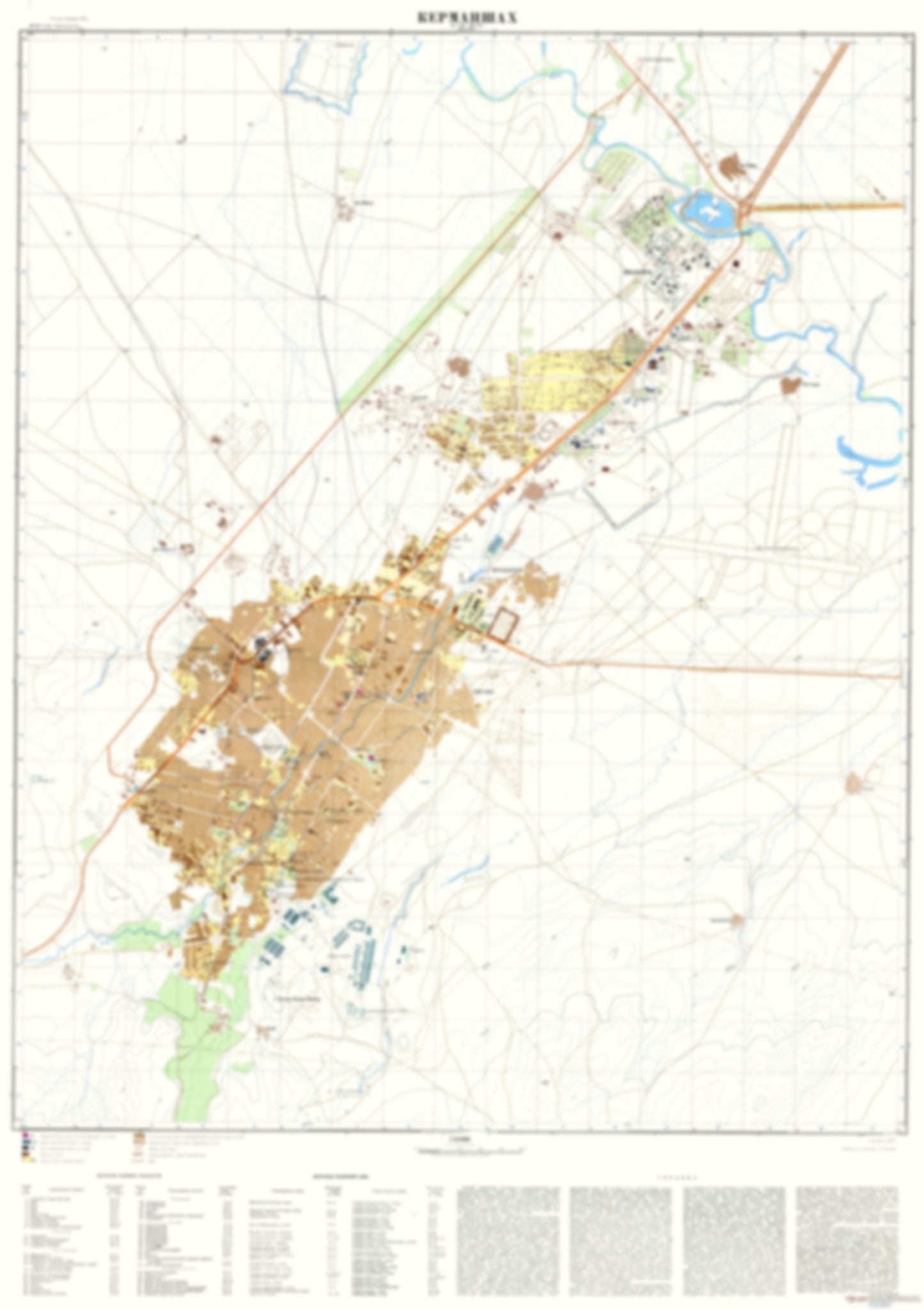 Bakhtaran / Kermanshah (Iran) - Soviet Military City Plans