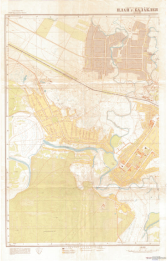 Balakliya 1 (Ukraine) - Soviet Military City Plans