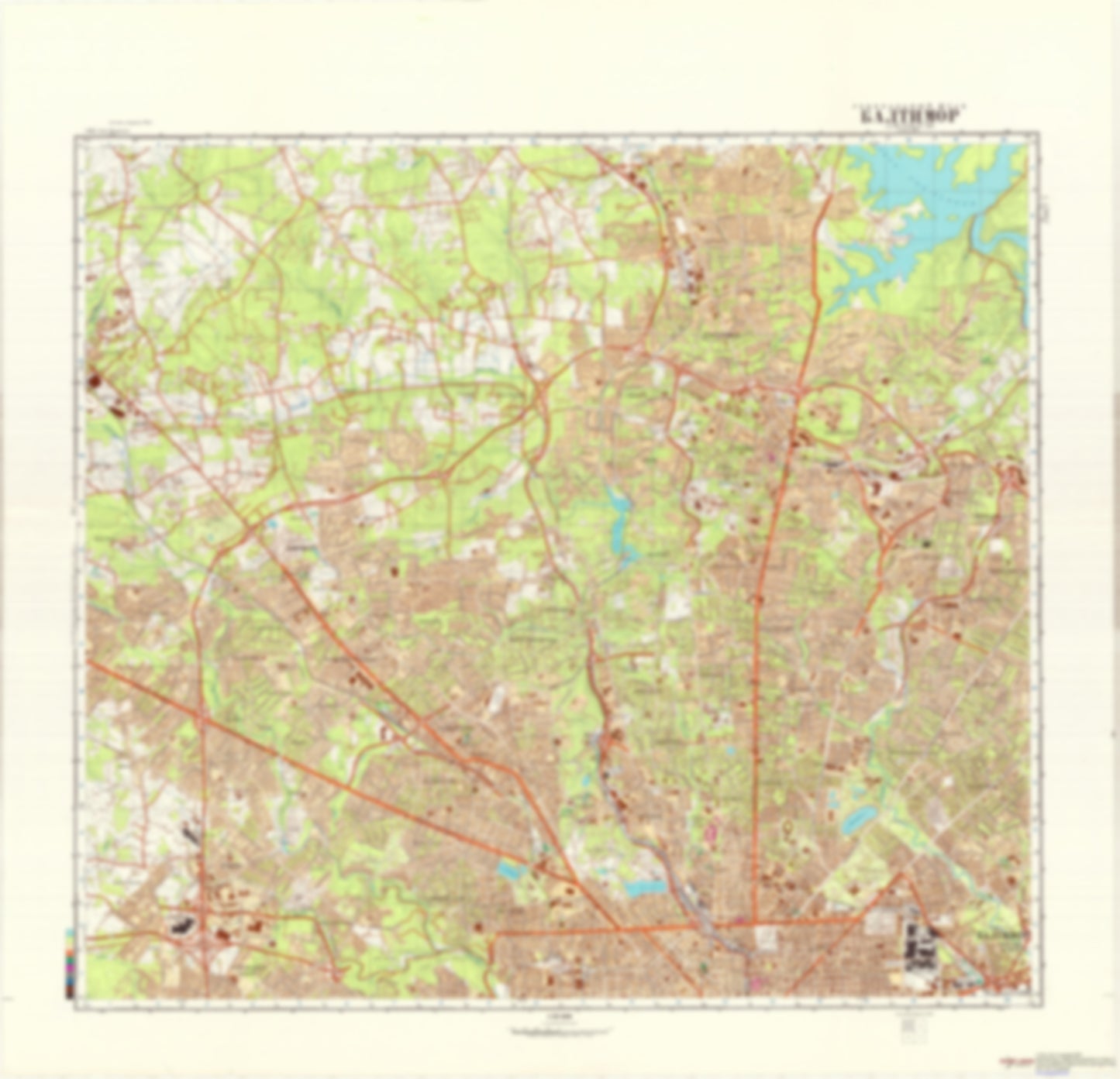 Baltimore, MD 1 (USA) - Soviet Military City Plans