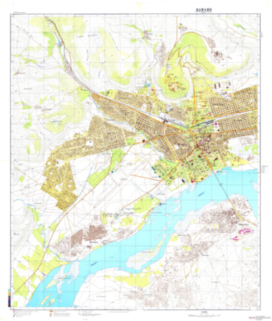Bamako 1 (Mali) - Soviet Military City Plans