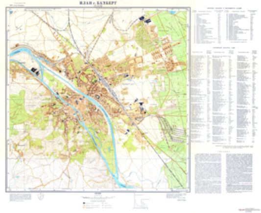 Bamberg (Germany) - Soviet Military City Plans