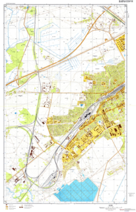 Baranovichi 1 (Belarus) - Soviet Military City Plans