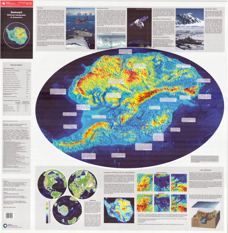 Bedrock Topography of Antarctica