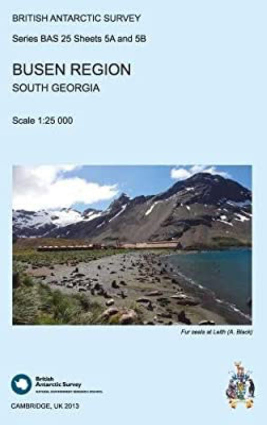 Busen Region, South Georgia Map