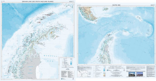 Graham Land and the South Shetland Islands / Scotia Sea Map