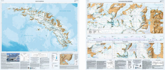 South Georgia and The Shackleton Crossing Map