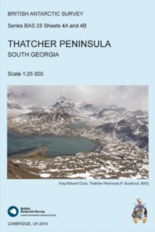 Thatcher Peninsula, South  Georgia Map