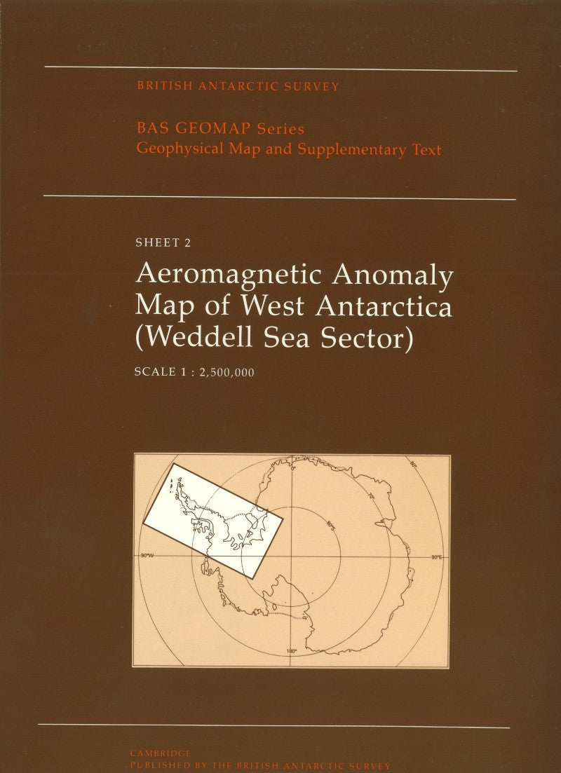 West Antarctica Weddell Sea Aeromagnetic Anomaly Map