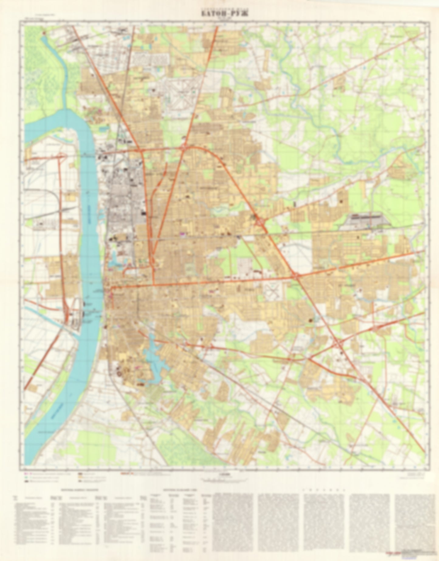 Baton Rouge, LA (USA) - Soviet Military City Plans