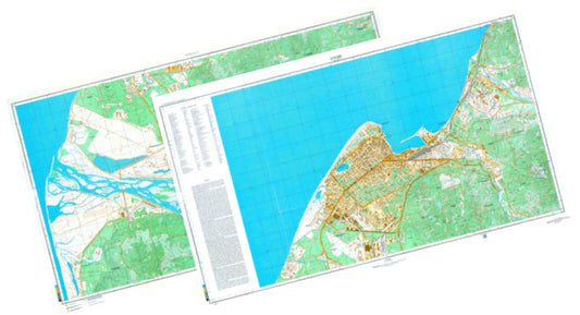 Batumi (Georgia) 2-Sheet Set - Soviet Military City Plans