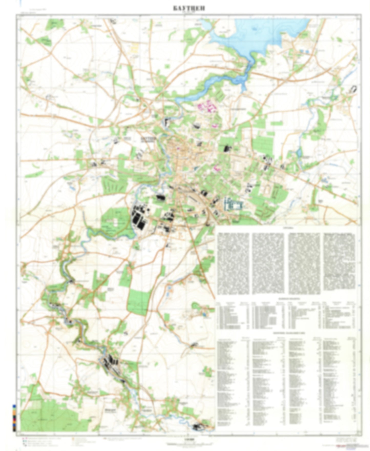 Bautzen (Germany) - Soviet Military City Plans
