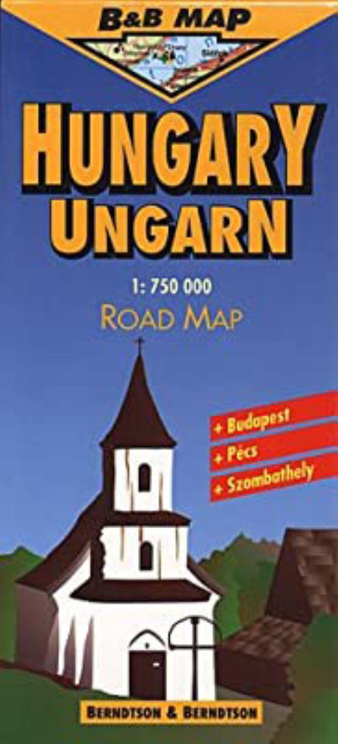 Hungary : Ungarn : 1:750 000 : road map