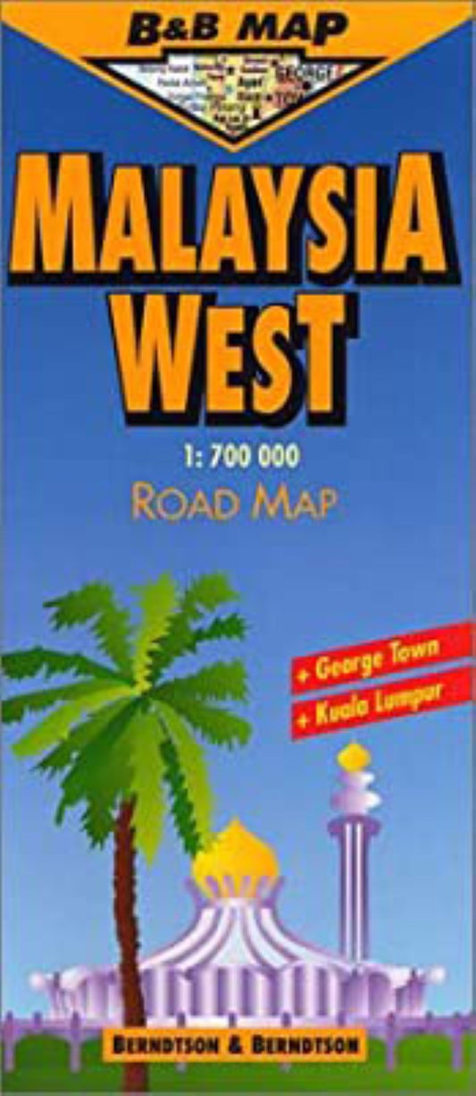 Malaysia West : 1:700,000 : road map