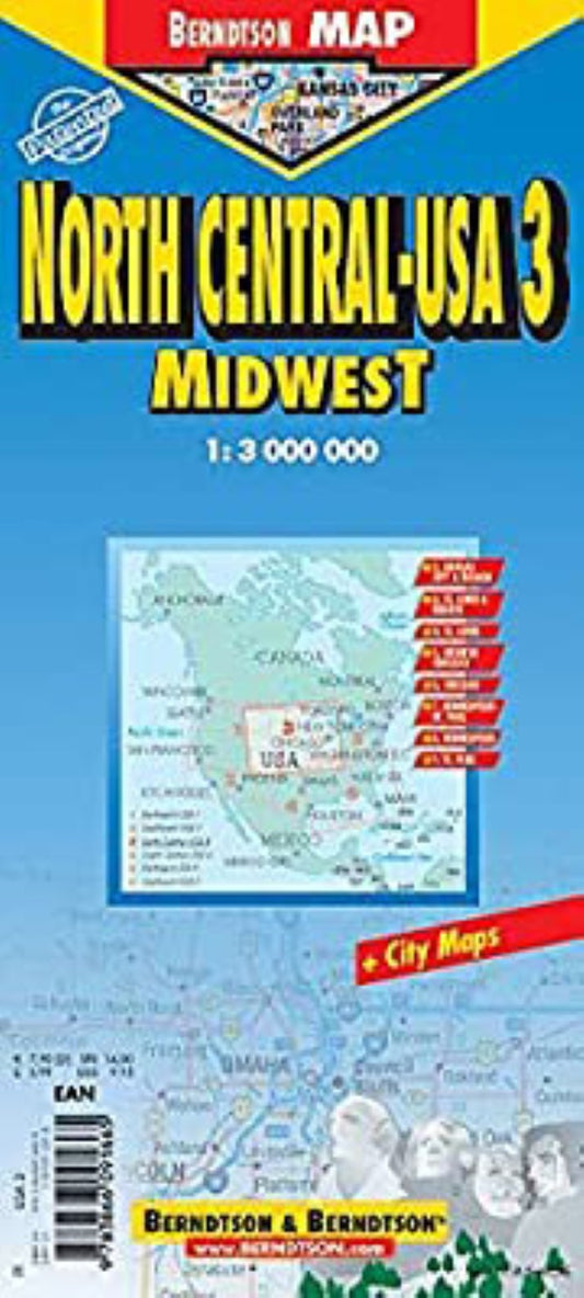 North central-usa 3 : Midwest : 1:3 000 000