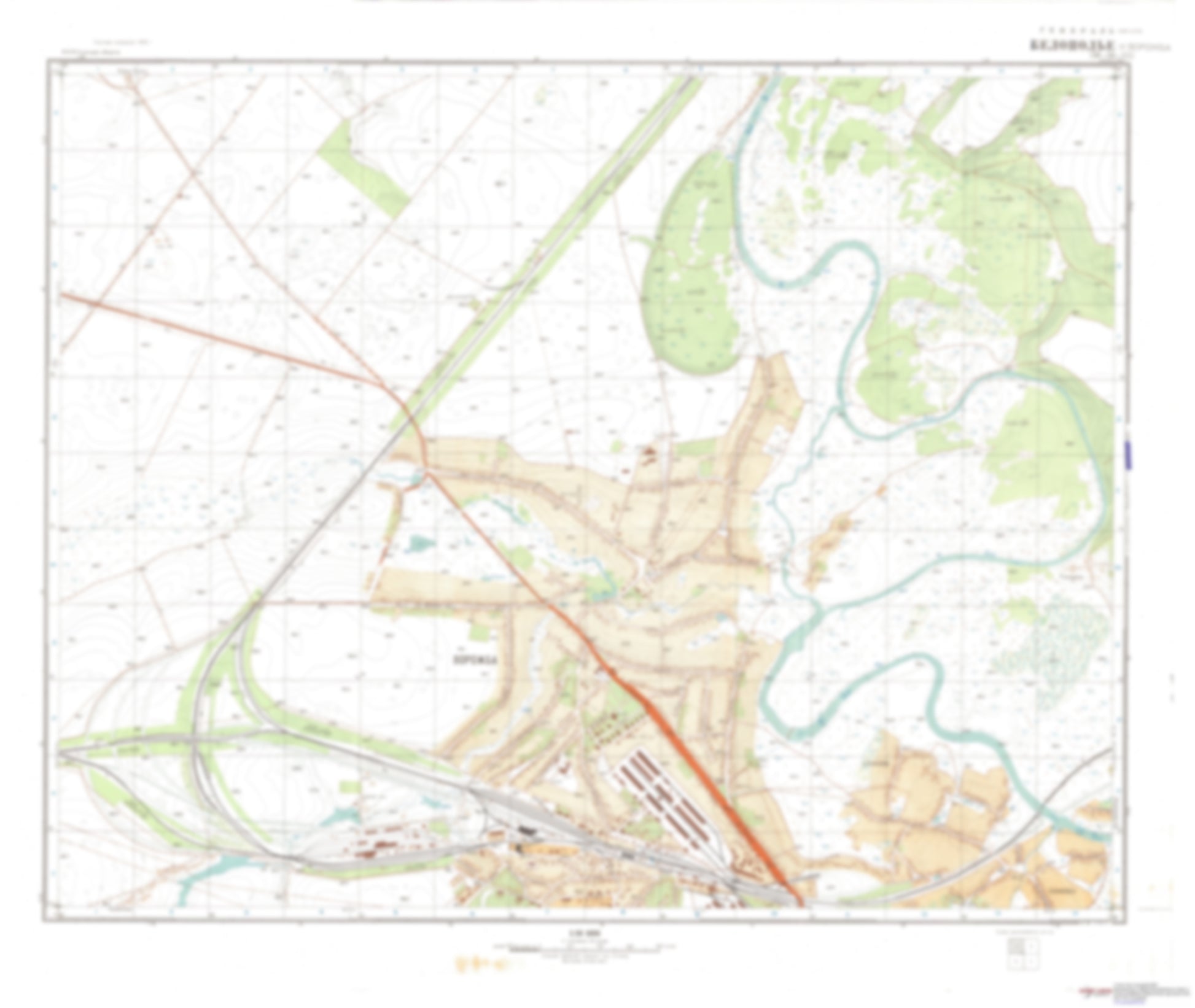 Belopole And Vorozhba 1 (Ukraine) - Soviet Military City Plans