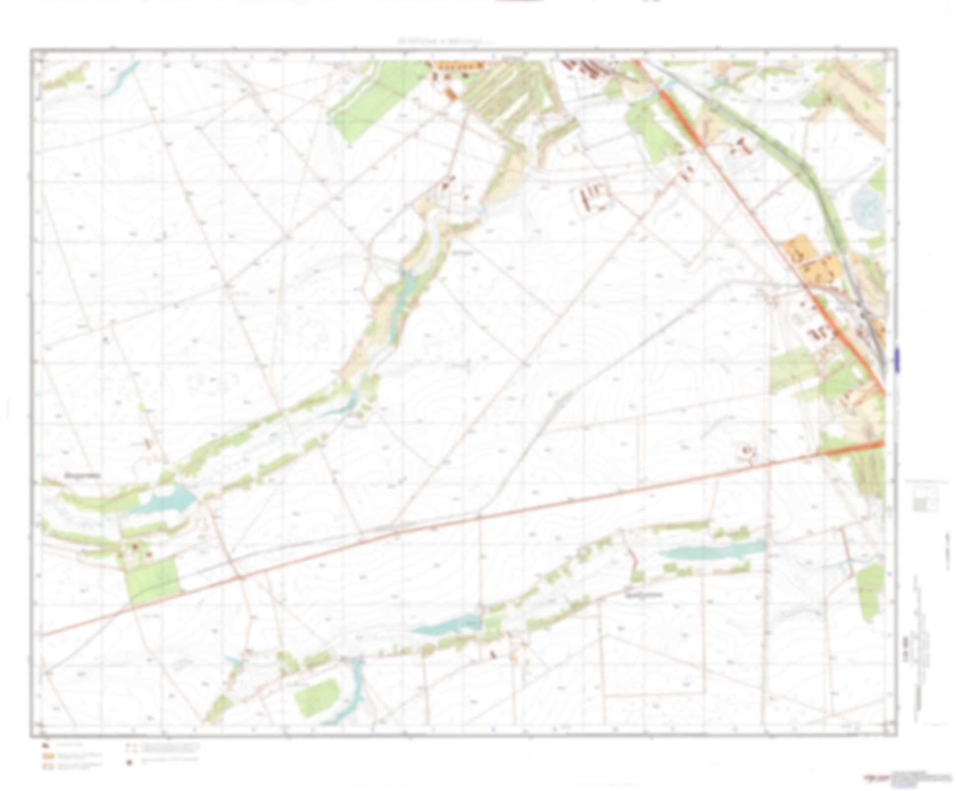 Belopole And Vorozhba 3 (Ukraine) - Soviet Military City Plans