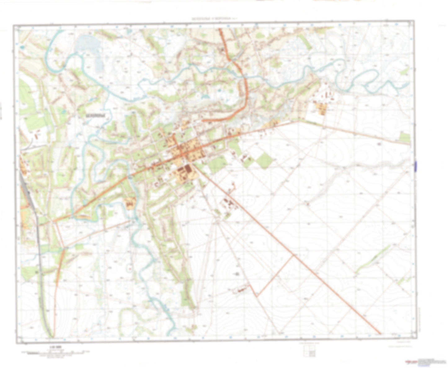 Belopole And Vorozhba 4 (Ukraine) - Soviet Military City Plans