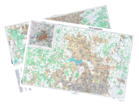 Belo Horizonte (Brazil) 2-Sheet Set - Soviet Military City Plans