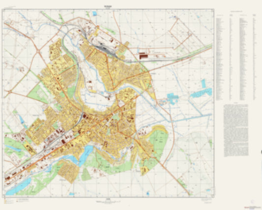 Beltsi (Moldova) - Soviet Military City Plans