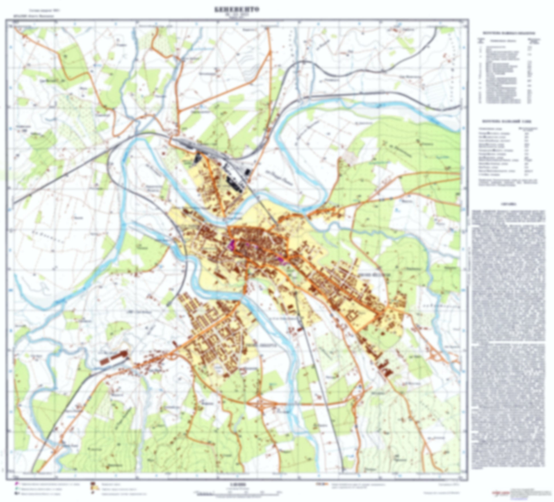 Benevento (Italy) - Soviet Military City Plans