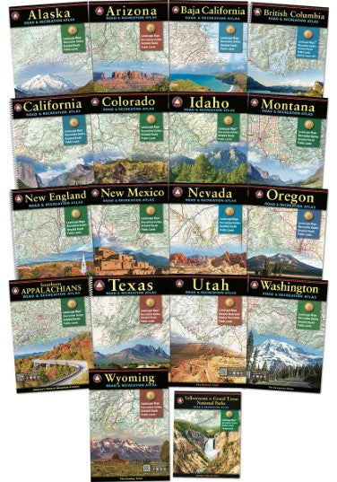All Benchmark Road & Recreation Atlases Bundle