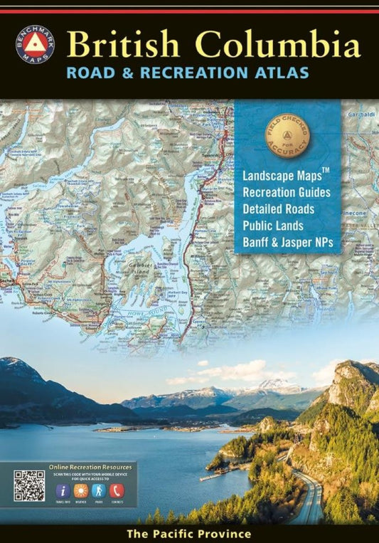 British Columbia, Canada Road & Recreation Atlas