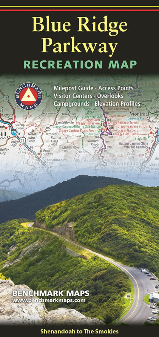 Blue Ridge Parkway Recreation Map
