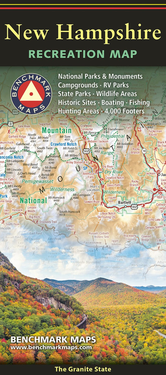 New Hampshire Recreation Map