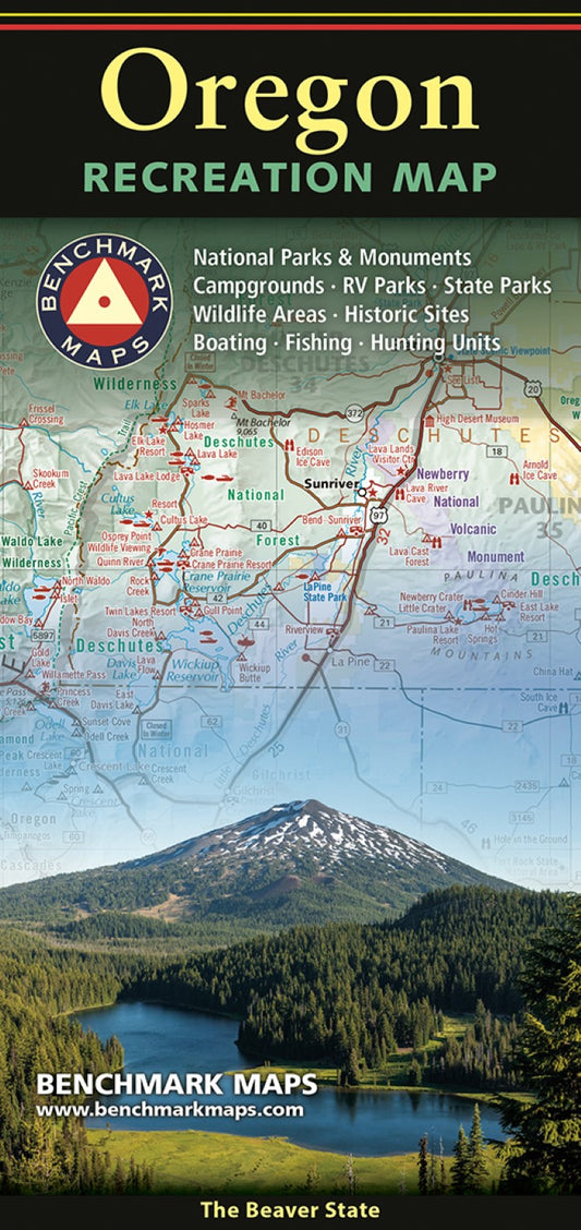 Oregon Recreation Map, The Beaver State, 2026 Edition
