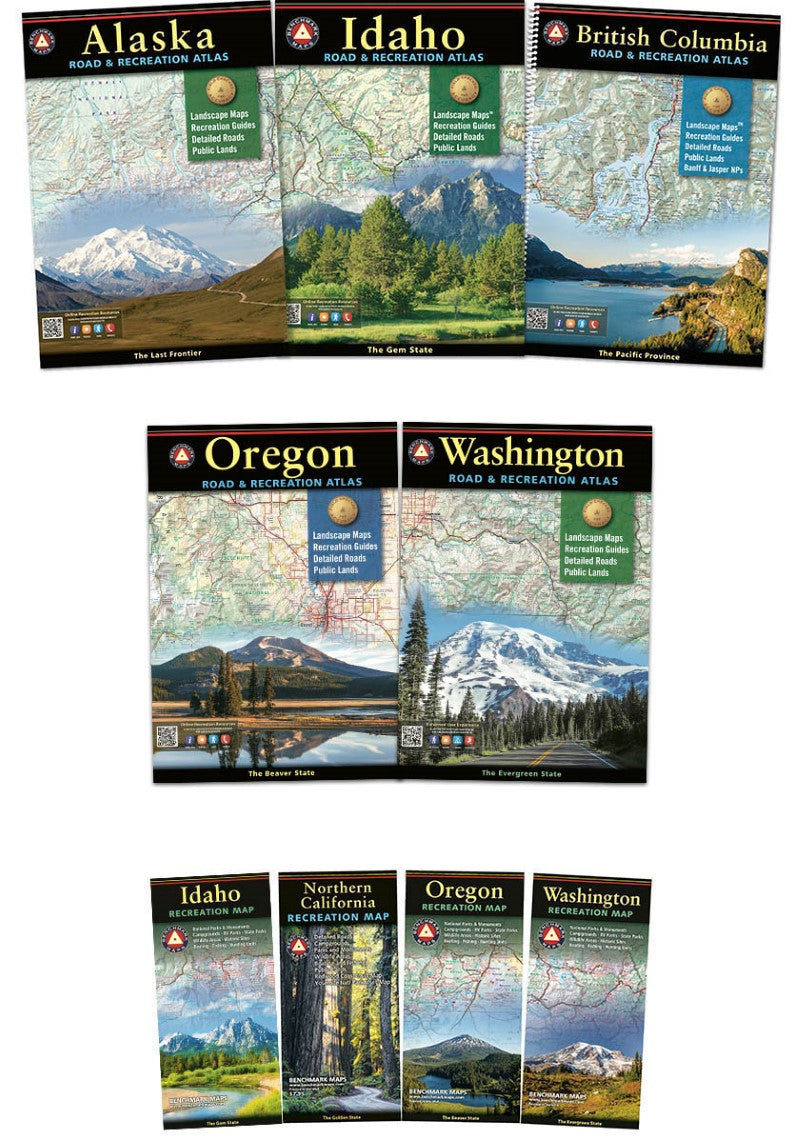 Pacific Northwest Atlas & Map Bundle