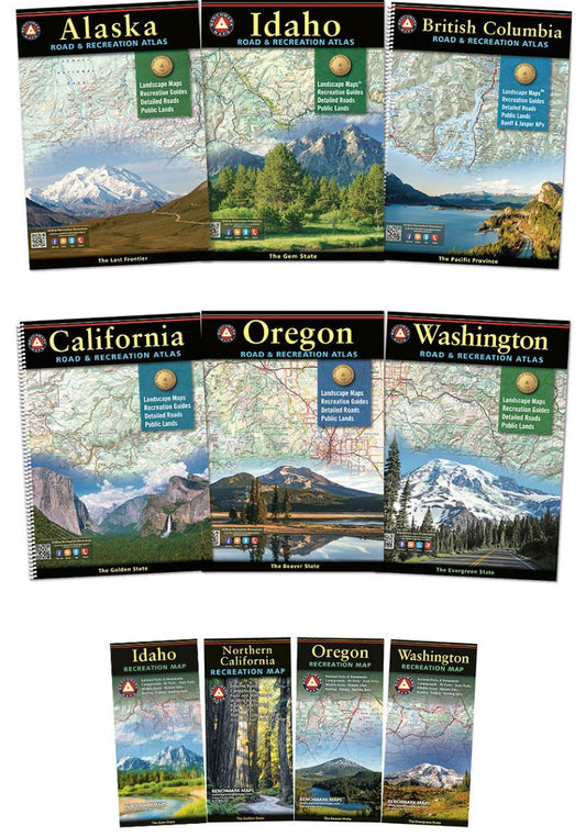 Pacific Northwest Atlas & Map Bundle