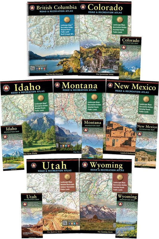 Rocky Mountains Atlas & Map Bundle